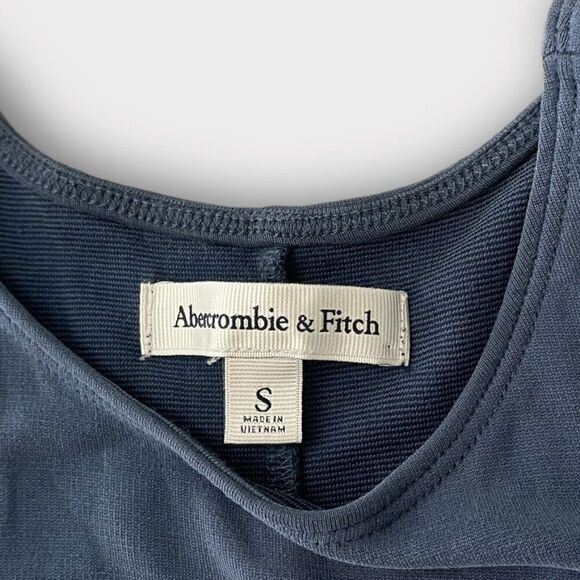 Abercrombie & Fitch Blue Racerback Dress Sz S – Casual & Versatile Style - Picture 2 of 8